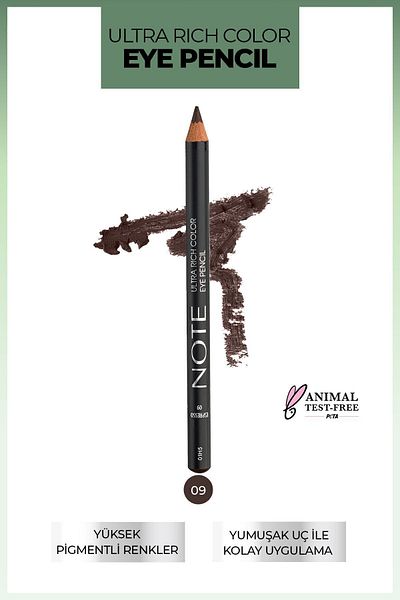 NOTE Eye Pencil Ultra Rich Color – 09 Espresso – Intense Brown