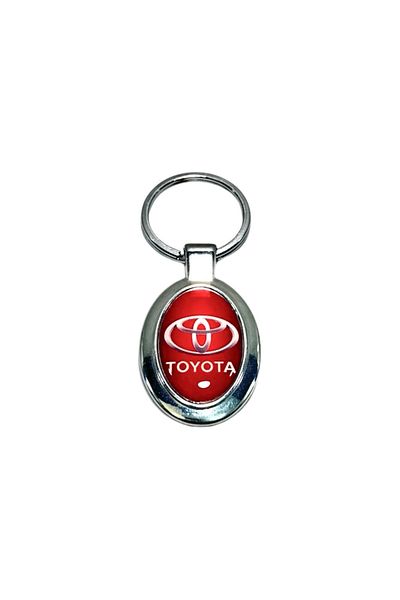 Kenpool 2025 Mineli Toyata with Metal Logo Bidirectional Keychain Car Vehicle Auto Motorcycle Accessory