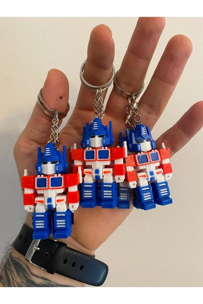 KEMX Transformers Optimus Prime and Bumblebee Keychain
