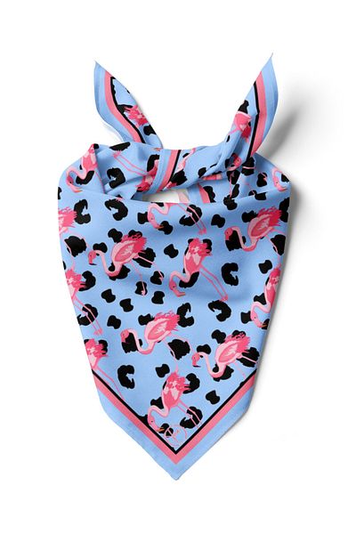 TUA Flamingo Pattern Bandana/Scarf
