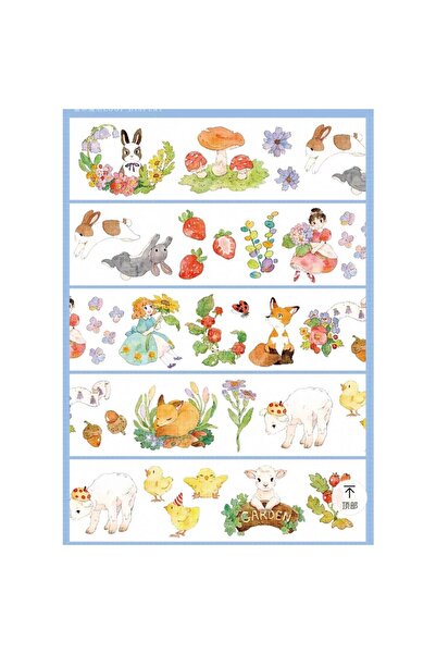 İthal K15-68 cm animale din pădure PET Tape