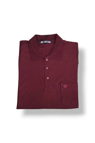 Ünal Giyim Cotton Plus Size Pocket Collar Dad T-Shirt 3Xl,4Xl,5Xl,6Xl
