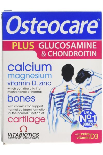 Vitabiotics أقراص أوستيوكير من فيتابيوتكس مع الجلوكوزامين والكوندرويتين، 60 ق...