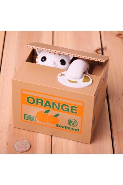 mr shopping MR Kedi Para Kutusu, Otomatik Çalma Madeni Para Bankası Sevimli K...