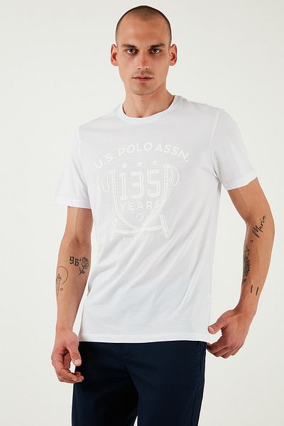 U.S. Polo Assn. 100% Mud U.S. Μπλουζάκι με λογότυπο γιακά με σύνδεση πόλο για άνδρες με κανονική εφαρμογή