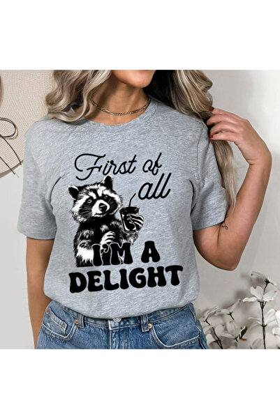 Wish BF În primul rând, SUNT O DELICIUNE cu imprimeu supradimensionat tricou