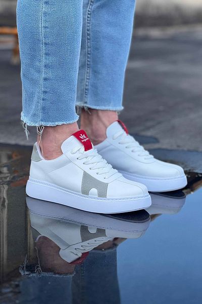 ZAGA Prime White Gray Men's Casual Shoes