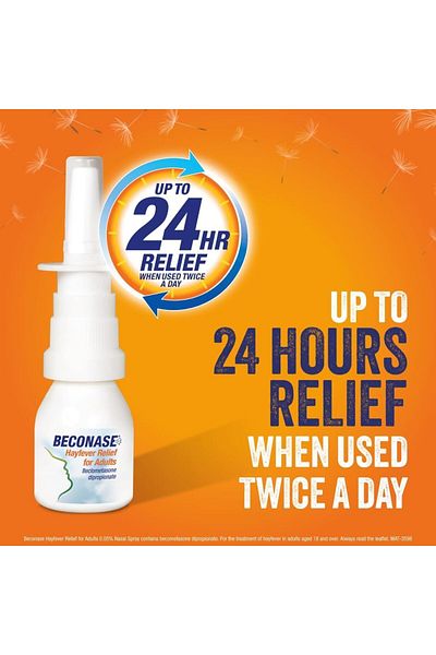 GLAXOSMİTHKLINE Beconase 8 in 1 Hayfever Relief Nasal Spray (100 Spray Bottle)
