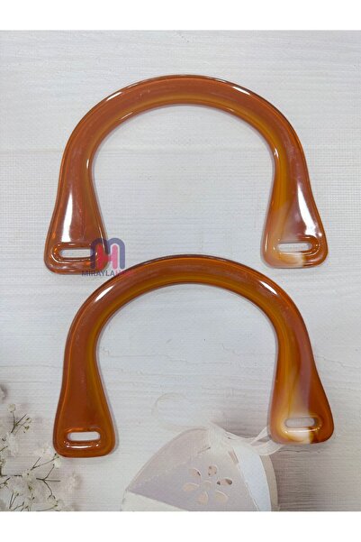 miraylahobi Bambu Görünümlü Plastik Çanta Sapı M18 Çap:19cm