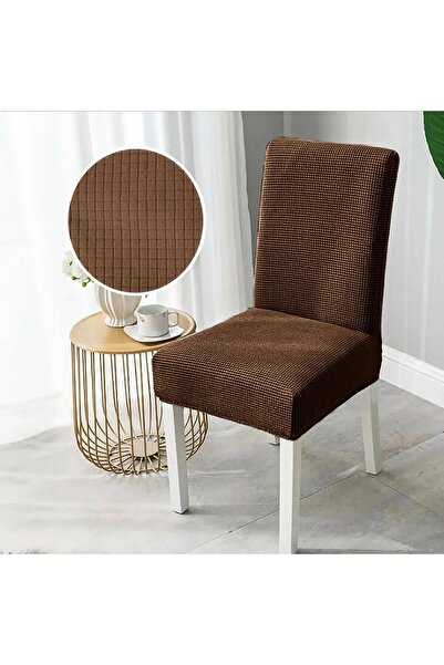 HANSARAYHOME HANSARAY Lastikli Kare kılıfı , Esnek ve koruyucu Sandalye Kılıfı [6adet]