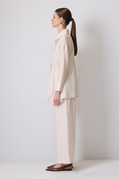 Touché Privé Tie Back Shirt Pants Suit