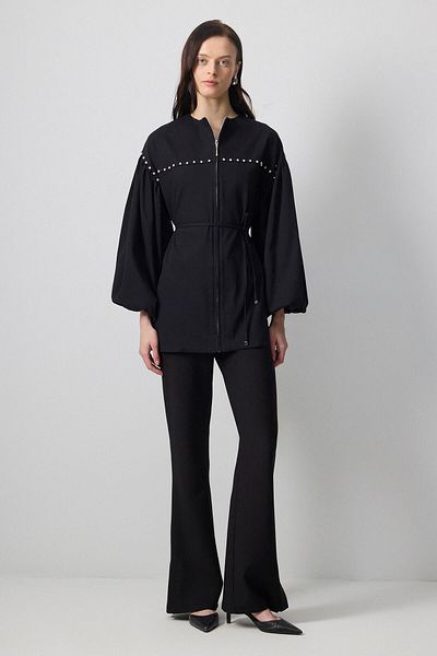 Touché Privé ΜΠΟΥΦΑΝ OVERSIZE ΚΕΝΤΗΜΕΝΟ ΠΕΤΡΑ