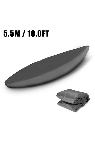 Choice for kayak(4.6-5M) Professional Universal Kayak Cover Canoe Boat Waterproof UV Resistant Dust Storage