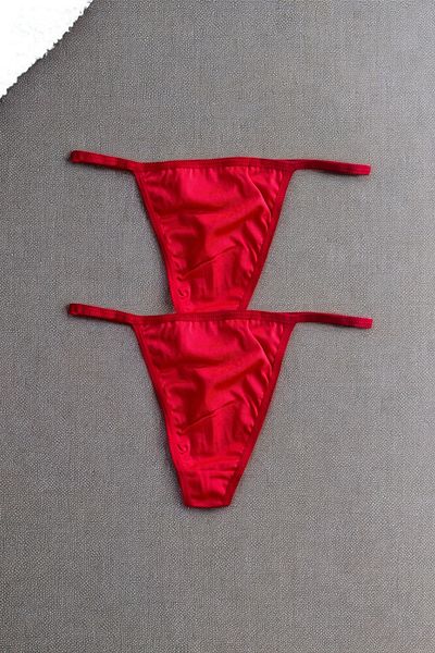 BLİSS WEAR FASHION Women's 2Li String Thong Panties