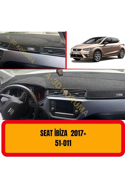 A3D TORPİDO KORUMA Seat Ibiza 2017 Model Front Chest/Panel/Torpedo Protection/Case/Carpet/Protector/Cover