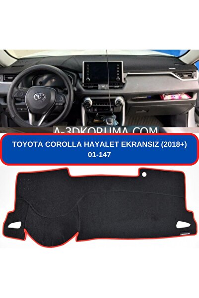 Barteg Toyota Corolla 2019+ Torpido Koruyucu Torpido Halısı Kılıf Havlu Örtü