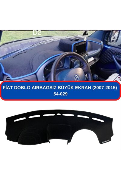 Barteg فيات دوبلو 2007-2015 بدون وسادة هوائية شاشة مزدوجة صندوق القفازات حامي...