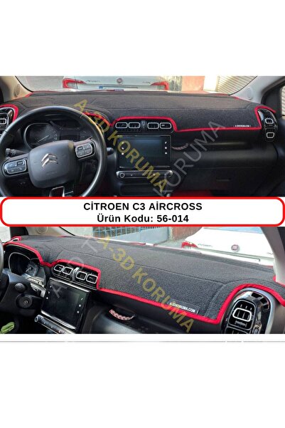 A3D TORPİDO KORUMA Citroen C3 Aircross Torpido Koruması / Halısı / Örtüsü