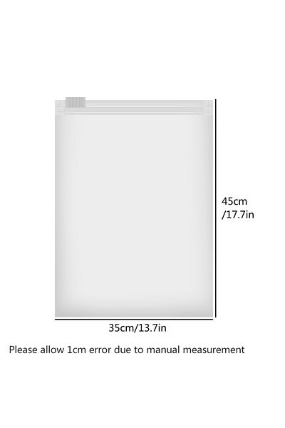 Choice 35x45cm10pcs 10 pieces of CPE self sealing bag, frosted zipper bag, clothing, underwear, socks, towe