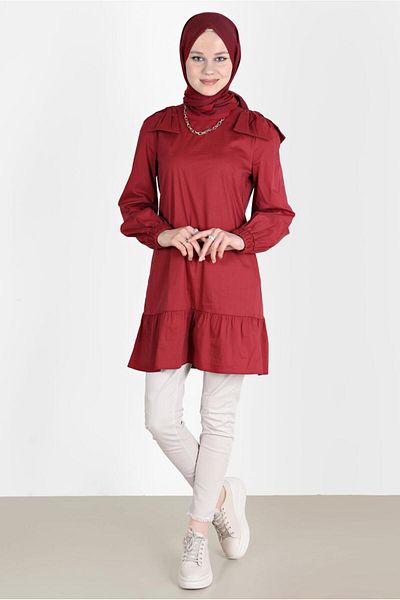 Alvina Tunic 42663 - Bow Detailed