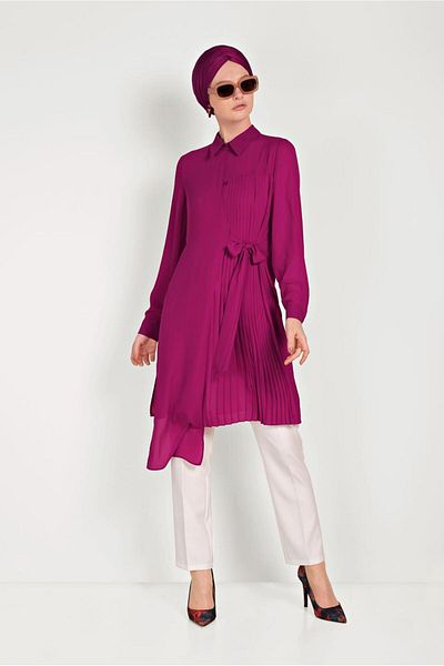 Alvina Binding Detailed Polly Tunic 40445