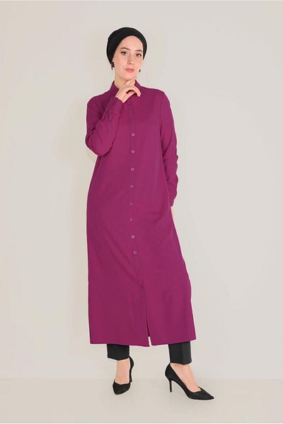 Alvina Size Button Tunic 40659