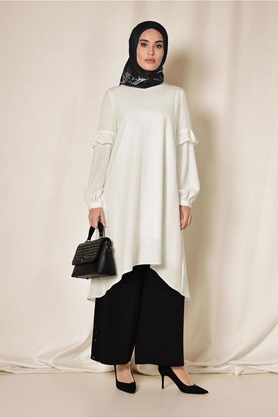 Alvina Stone Detail Tunic with Arms 4858