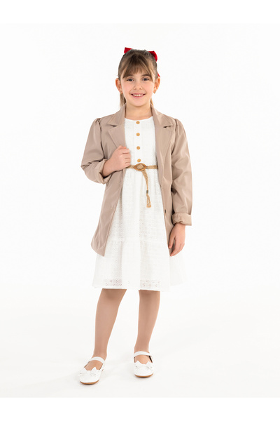 Civil Girls Girl's Jacket 6-9 Years Beige