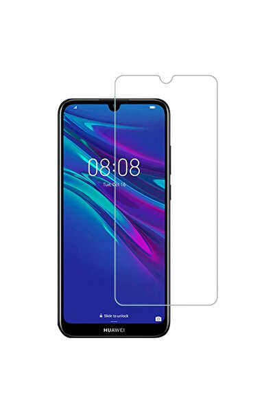 Glazef Huawei Y6 2019 Ekran Koruyucu Cam Tam Uyumlu Temperli Cam Kırılmaz Cam