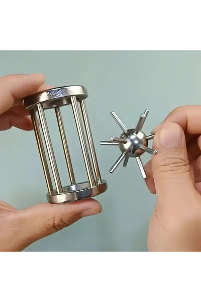 Hanayama Hanayma Metal Beyin puzzle Bulmaca Oyunu - Yetişkinler İçin Sıkışmış Top