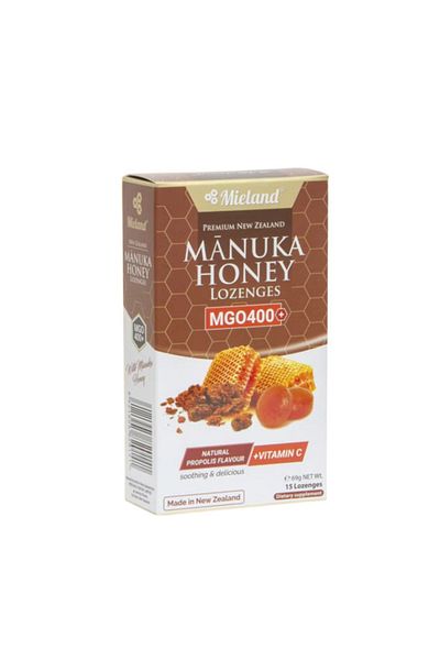 Manuka عسل مانوكا من مييلاند مع فيتامين سي ومركز البروبوليس 400 15 قطعة