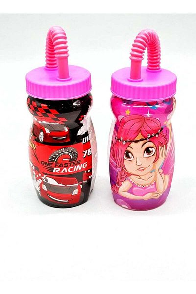 Qlüx Plastic Water Bottle for Kids 2 Pcs Set