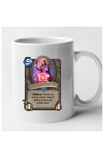 OEM Cana albă personalizată HearthStone, INOVATIX®. 330 ml