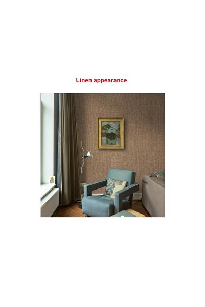 Generic 2 Rolls Self-adhesive Linen Look Wallpaper for Home Decor, Wall, Furniture, Kitchen,&Wall Repair
