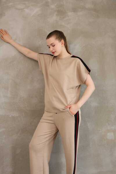 sportiness TEXTURA MOALE DETAIL DUNĂ CU PICIOARE LĂRĂȚI MODAL PANTALON SCURT DE ANTRENAMENT