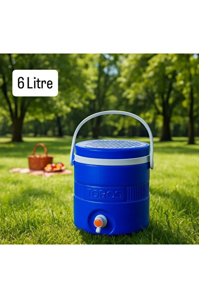 Metler Soğuk Su Termosu Piknik Termos Buzluk Su Termos Musluklu 1. Kalite 6 Litre