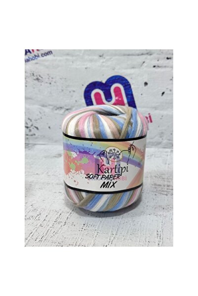 Kartipi جيلان غزل الرافية بطاقة الغزل مزيج الورق الناعم 50 غرام