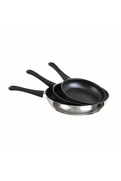 Kitchen Artist Set of 3 pans Kitchen Artist MEP122, diameter 20, 24 and 28 cm