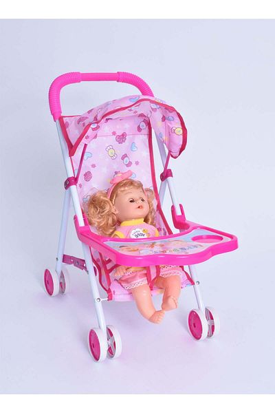 New Fashion New Fashion Baby Doll with Foldable and Portable Stroller