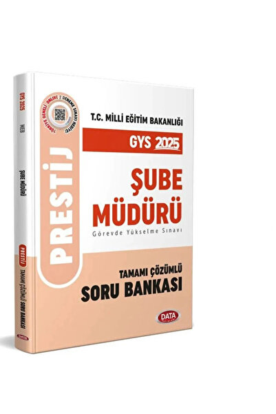 Editör Yayınevi 2025 MEB Şube Müdürü Prestij Çözümlü Soru Bankası Online 2 De...