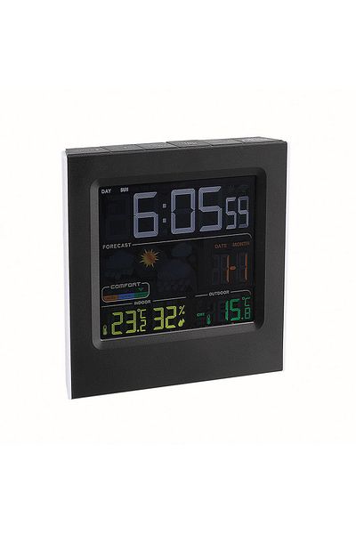 LİVOO Weather station with wireless sensor, clock, alarm and thermometer SL256
