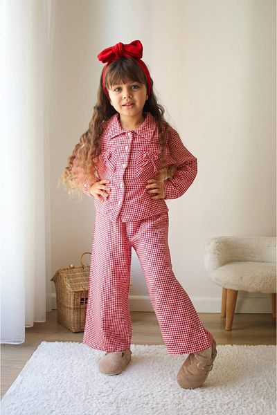SACRO KİDS Winter Outfit for Girls - Clothes and Pants Set