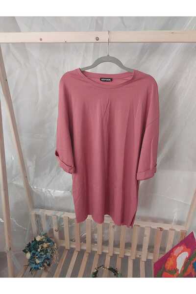 aryam butik Tricou cu mânecă dublă cu decolteu