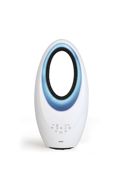 LİVOO Bladeless Fan Livoo DOM450, 40 W, 4-color night light