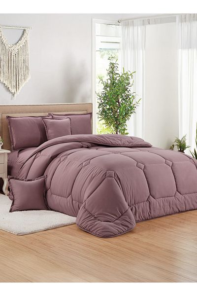 Generic Comforter Set 4 Piece Single Size Elegant Bedspread Lightweight Comforter Suitable for All Seasons