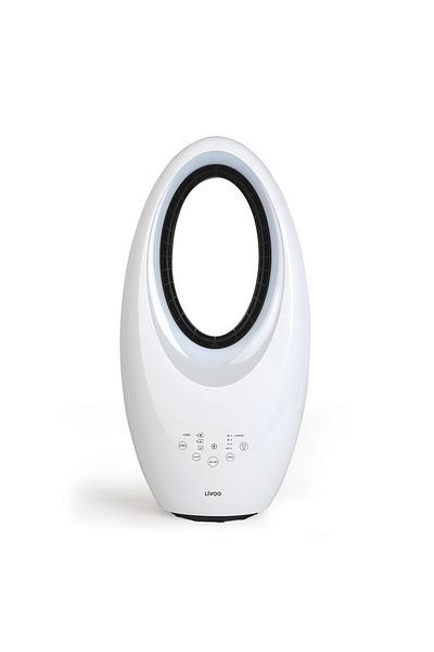 LİVOO Bladeless Fan Livoo DOM450, 40 W, 4-color night light