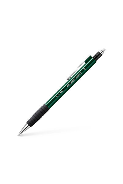 Faber Castell 1345/47 Versatil Kalem, 0.5 mm, Koyu Yeşil, Ergonomik Tutuş, Yaylı Uç, Uzun Silgi