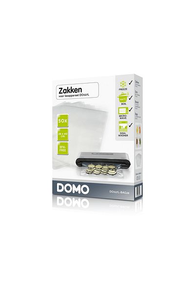 Domo Sada 50 vrecúšok do vysávača Domo DO327L - Vrecko 28, rozmer 28x40 cm