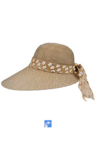 Kardelen Butik Denizli Γυναικείο καπέλο Mercerized με σκιάστρο στον αυχένα (δ...