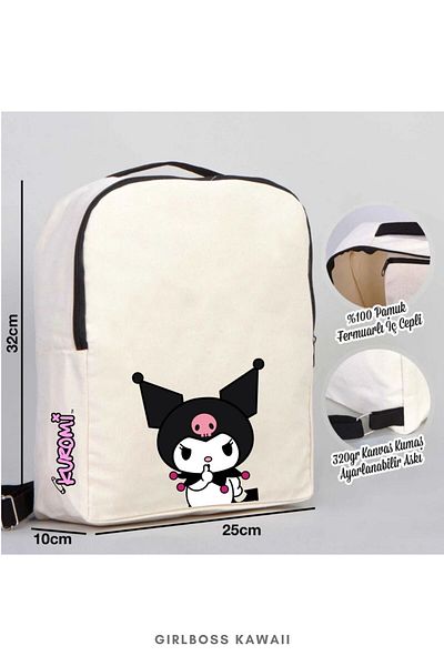 Girlboss Kawaii Girlboss 2-Piece Bag Clutch Set Kuromi Melody Pompompurin Cinnamoroll Keroppi Hello Kitty
